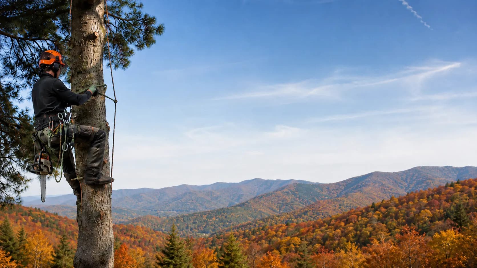 Forested ridge in the NC High Country